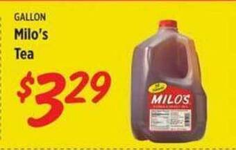 Rouses Gallon Milo's Tea offer