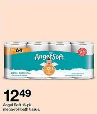 Target Angel Soft Mega-roll Bath Tissue offer