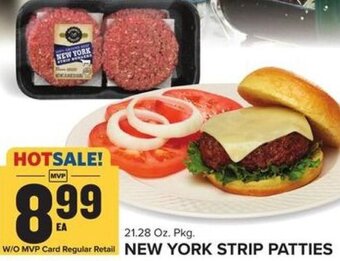 Food Lion New York Strip Patties 21.28 oz. offer