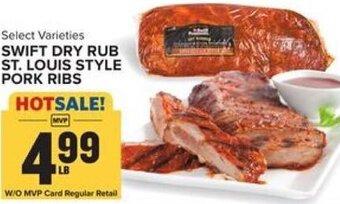 Food Lion Swift Dry Rub St. Louis Style Pork Ribs offer