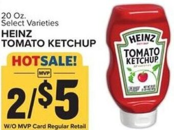 Food Lion Heinz Tomato Ketchup 20 oz. offer