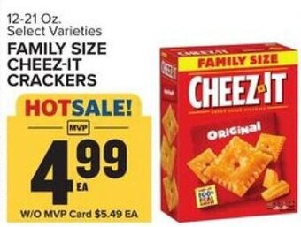 Food Lion Family Size Cheez-It Crackers 12-21 oz. offer