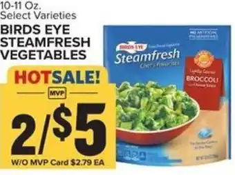 Food Lion Birds Eye Steamfresh Vegetables 10-11 oz. offer