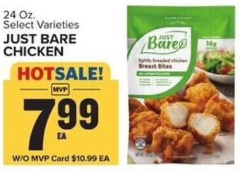Food Lion Just Bare Chicken 24 oz. offer