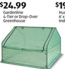 Aldi Gardenline 4-Tier or Drop-Over Greenhouse offer