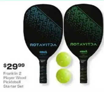 Academy Franklin 2 Payer Wood Pickleball Starter Set offer