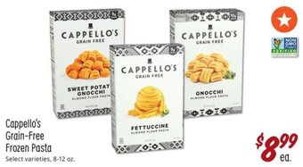 Sprouts Farmers Market Cappello's Grain-Free Frozen Pasta offer