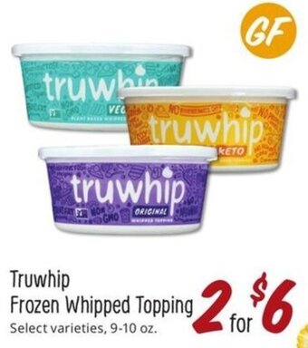 Sprouts Farmers Market Truwhip Frozen Whipped Topping offer