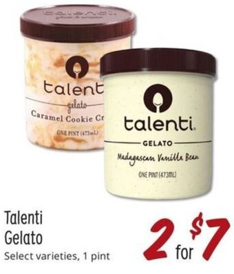 Sprouts Farmers Market Talenti Gelato offer