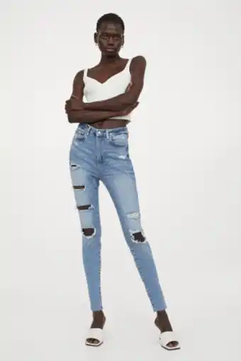 H&M Curvy fit embrace skinny jeans offer