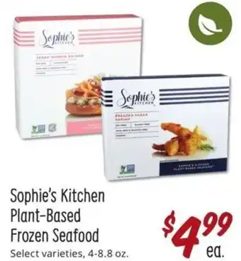 Sprouts Farmers Market Sophie's Kitchen Plant Based Frozen Seafood offer