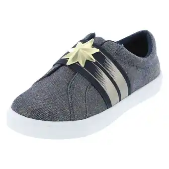 Payless Marvel entertainment girls captain marvel shimmer slip-on sneaker offer