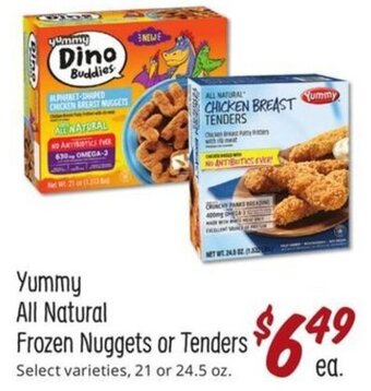 Sprouts Farmers Market Yummy All Natural Frozen Nuggets Or Tenders offer