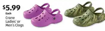 Aldi Crane Ladies'Or Men's Clogs offer