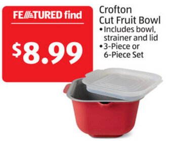 Aldi Crofton Cut Fruit Bowl offer