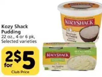 Pavilions Kozy Shack Pudding 22 oz offer