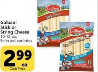 Pavilions Galbani Stick Or String Cheese 10-12 oz offer