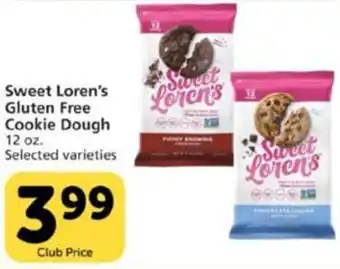 Pavilions Sweet Loren's Gluten Free Cookie Dough 12 oz. offer