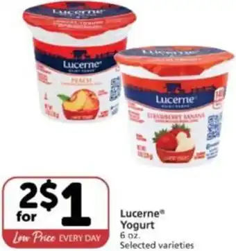 Pavilions Lucerne Yogurt 6 oz. offer