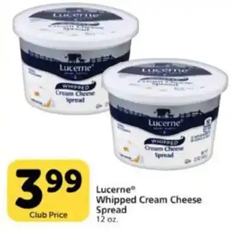 Pavilions Lucerne Whipped Cream Cheese Spread 12 oz. offer