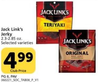 Pavilions Jack Link's Jerky offer