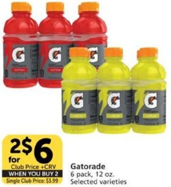 Pavilions Gatorade offer
