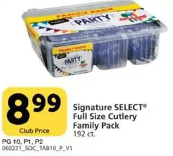 Pavilions Signature Select Full Size Cutlery Family Pack offer