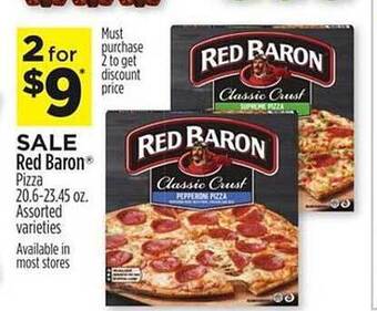 Dollar General Red Baron Pizza offer