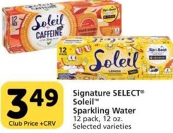 Pavilions Soleil Sparkling Water offer