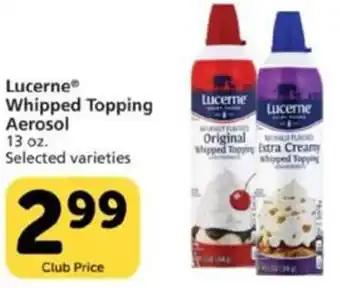 Pavilions Lucerne Whipped Topping Aerosol offer