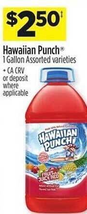 Dollar General Hawaiian Punch offer