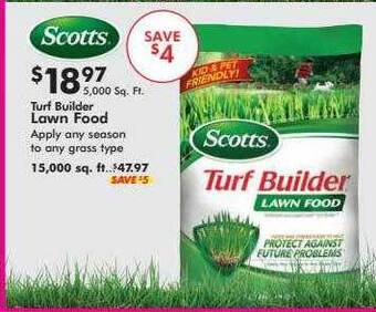 Valu Home Centers Turf Builder Lawn Food Scotts offer