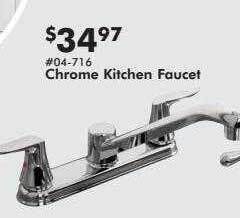 Valu Home Centers Chrome Kitchen Faucet offer