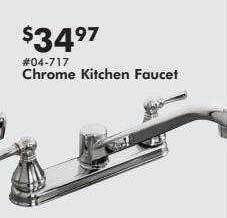 Valu Home Centers Chrome Kitchen Faucet offer