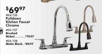 Valu Home Centers Pulldown Kitchen Faucet Chrome offer