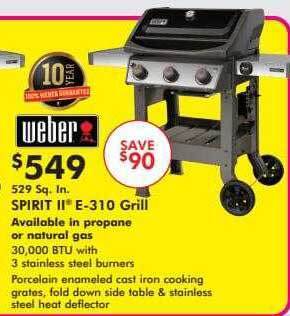 Weber Spirit Ii E-310 Grill
