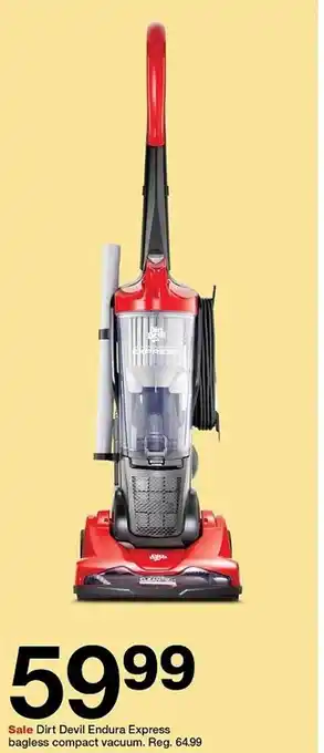 Target Dirt Devil Endura Express Bagless Compact Vacuum offer