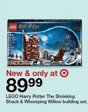Target Lego Harry Potter The Shrieking Shack & Whomping Willow Building Set offer
