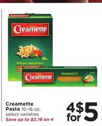 Cub Foods Creamette Pasta offer