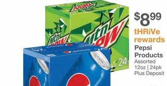 Kinney Drugs Pepsi Products Assorted offer