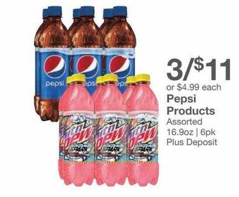 Kinney Drugs Pepsi Products Assorted offer