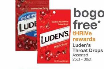 Kinney Drugs Luden's Throat Drops offer