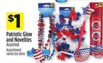 Dollar General Patriotic Glow And Novelties offer