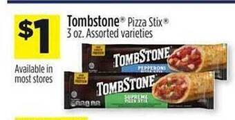 Dollar General Tombstone Pizza Stix offer