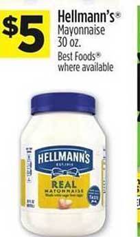 Dollar General Hellmann's Mayonnaise offer