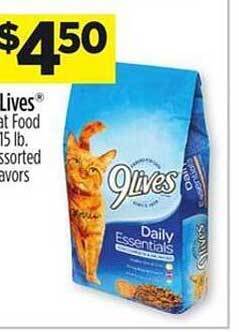 Dollar General 9lives Cat Food offer