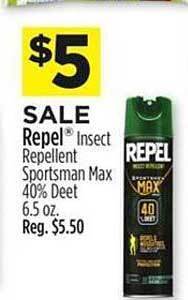 Dollar General Repel Insect Repellent Sportsman Max 40% Deet offer