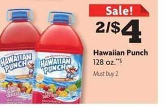 Family Dollar Hawaiian Punch offer