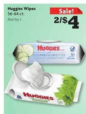 Family Dollar Huggies Wipes offer