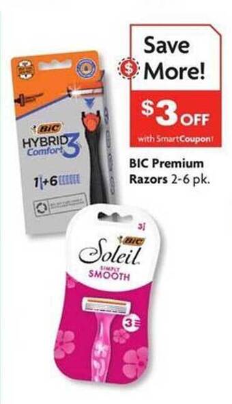 Family Dollar Bic Premium Razors offer